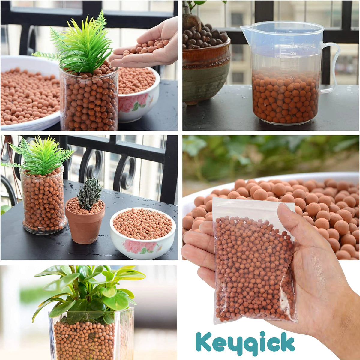 Mixed Natural Stone And Expanded Clay For Plant Drainage