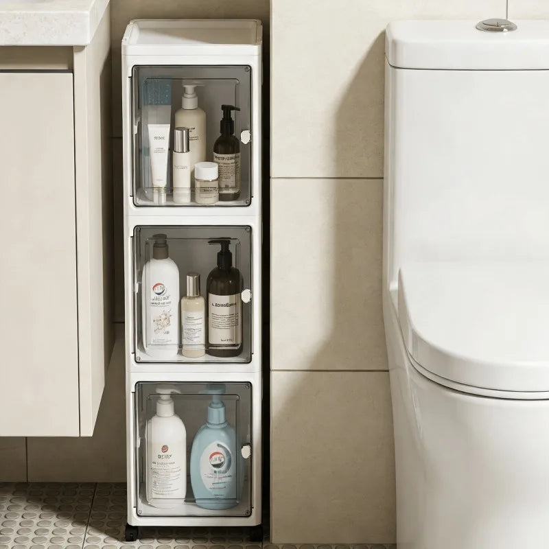 Multi Shelf Storage Cabinet Organizer For Household Organization