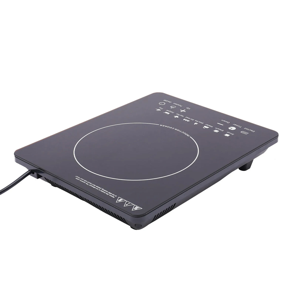 750W Electric Induction Cooktop With Touch Control And Timer