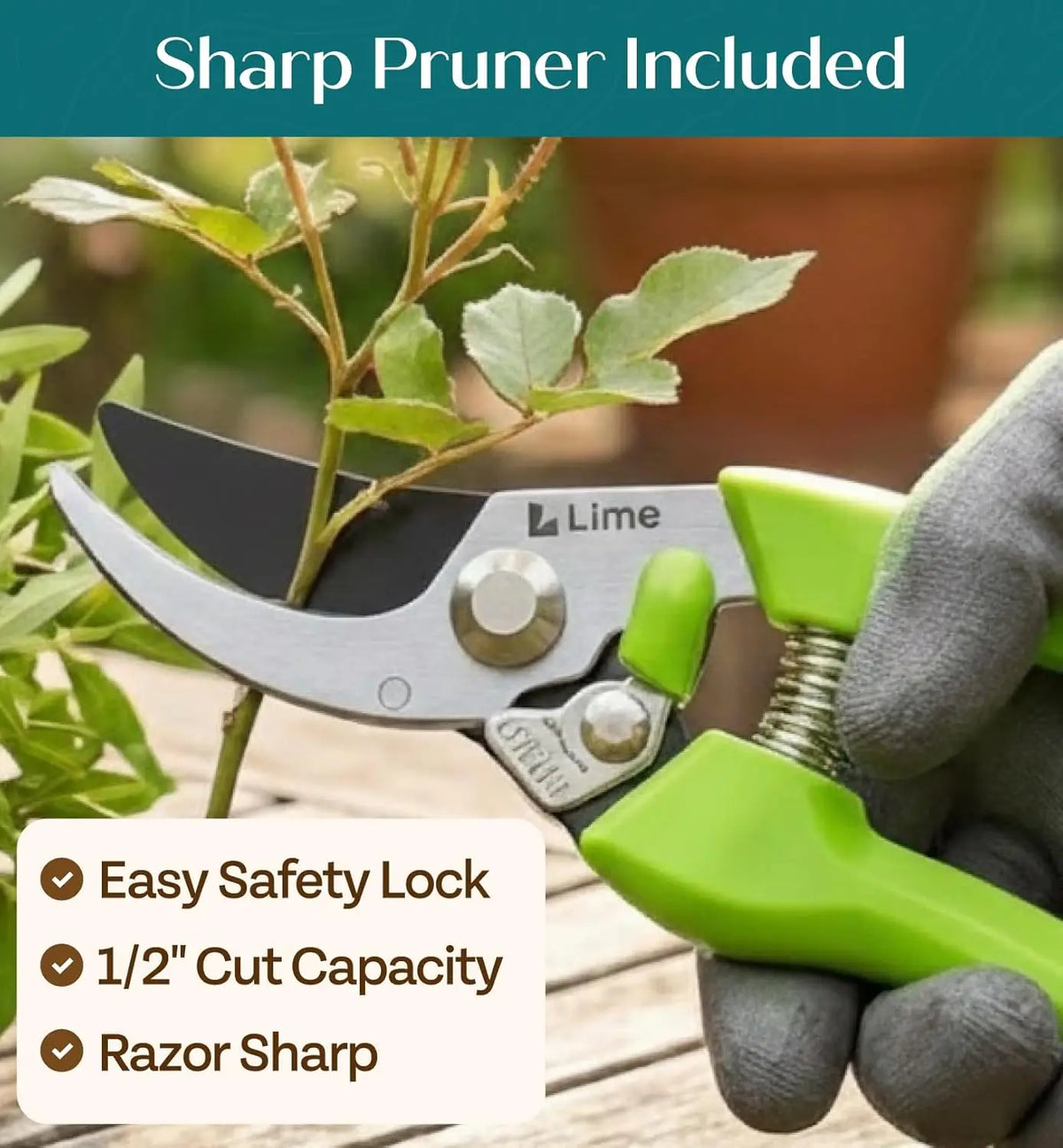 Heavy Duty Steel Garden Tool Set For Outdoor Gardening Tasks