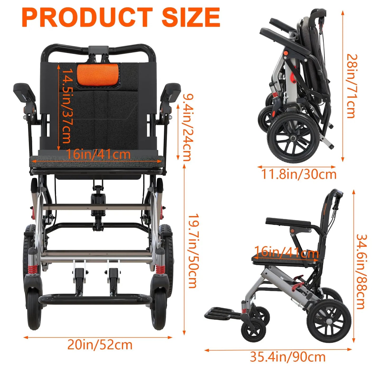 Hydraulic Patient Lift Transfer Chair With 180 Degree Split Seat