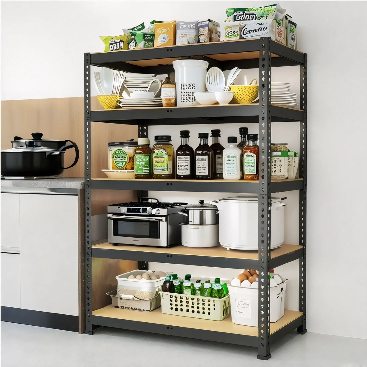 Sarenzon Heavy Duty Metal Garage Storage Shelves Rust Resistant