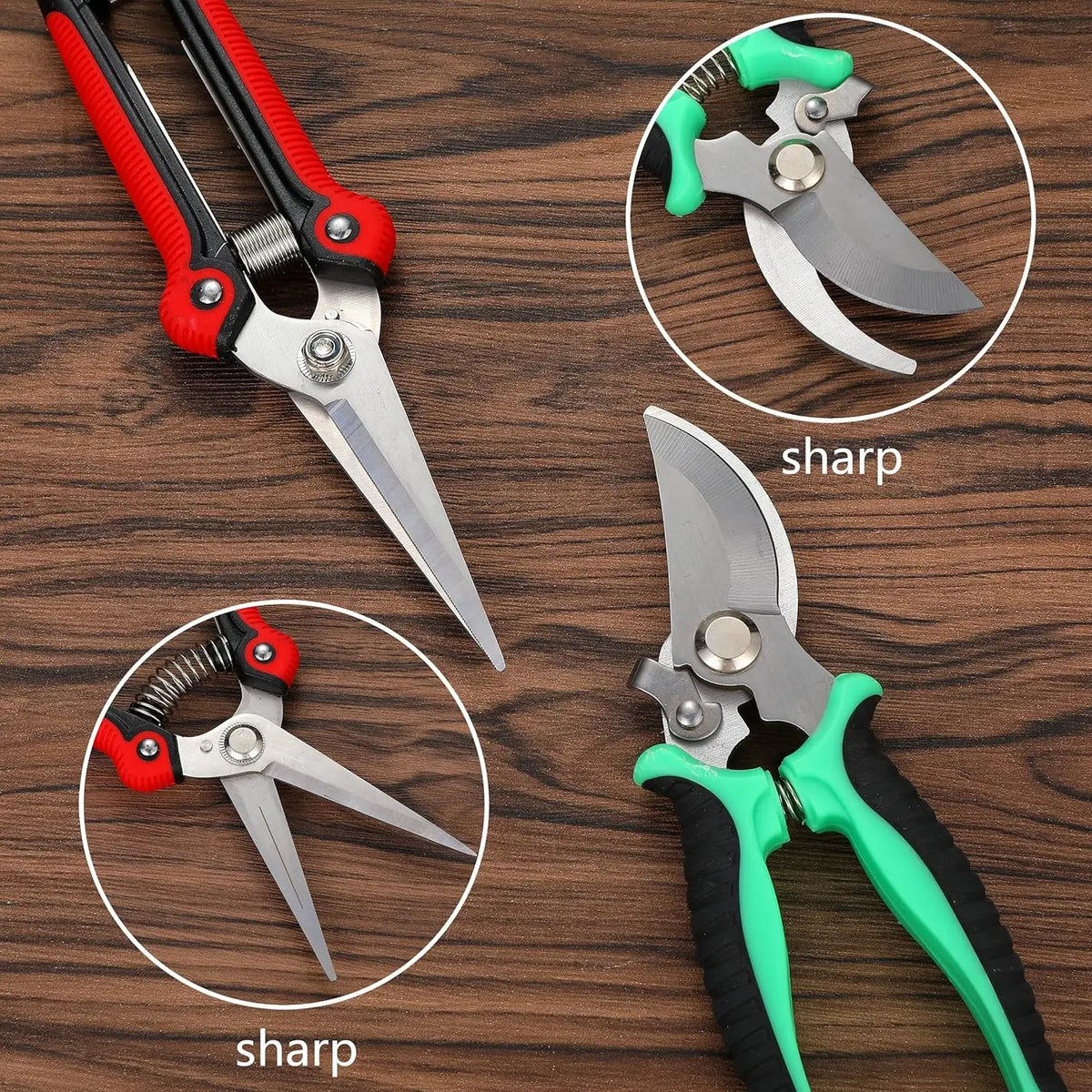 Garden Pruning Shears Set With Gloves And Storage Bag