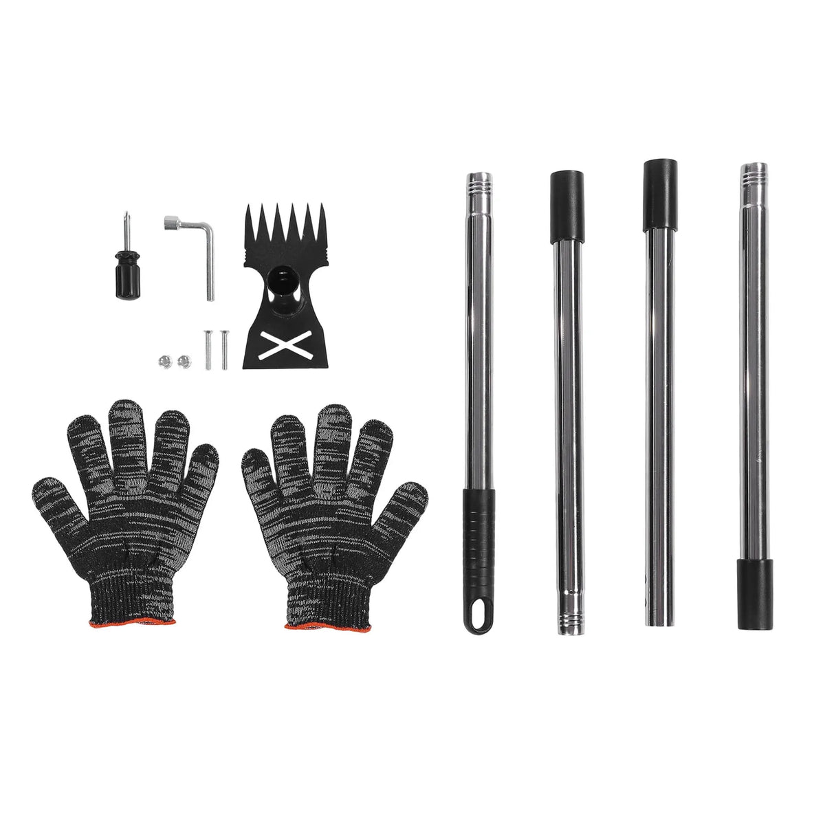 Manual 2 In 1 Long Handle Garden Weed Pulling Rake