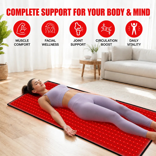 660Nm And 850Nm Red Light Therapy Mat For Muscle Recovery