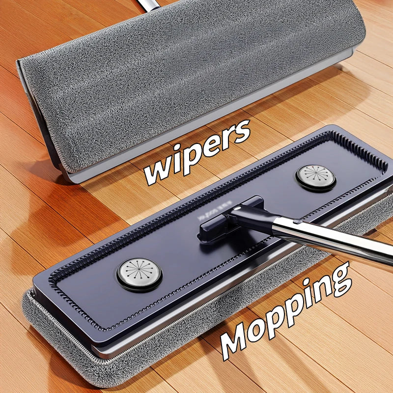 Joybos Self-Wringing Mop Bucket Set With Hair Scraper and Pads
